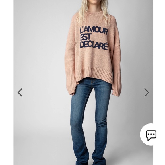 Zadig & Voltaire Malta Sweater - Blush XS - Picture 2 of 7